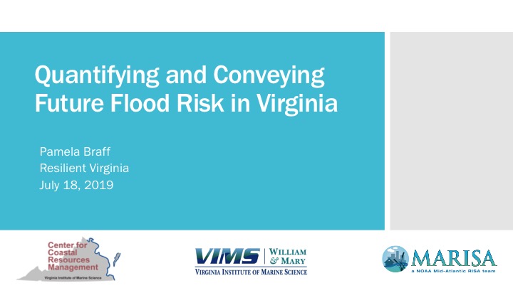Resilient Virginia 2019 Conference