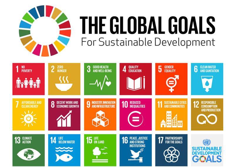 The 17 UN Sustainable Development Goals