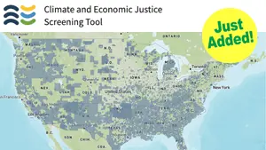 Climate and Economic Justice Screening Tool