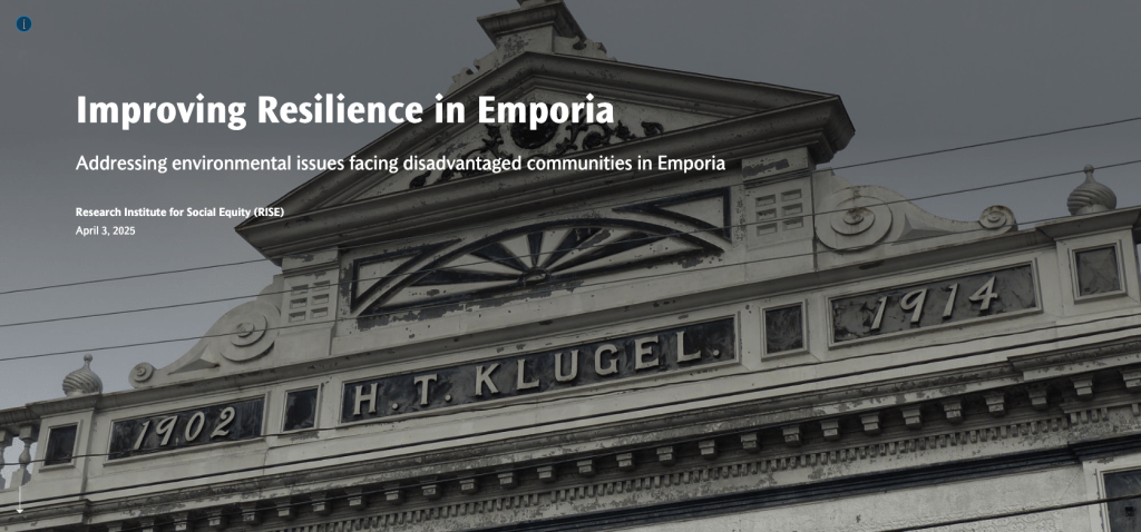 Storymap: Improving Resilience in Emporia